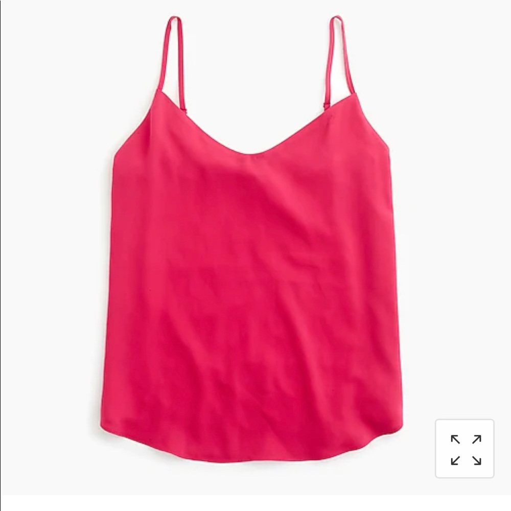 Black jcrew v neck camisole